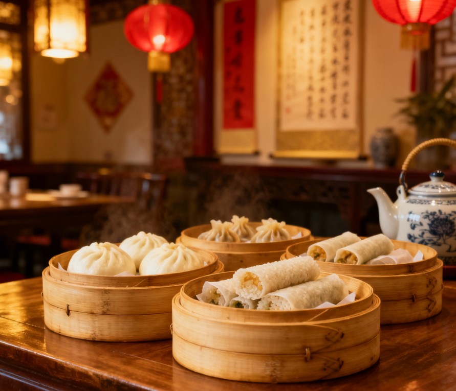 Как правильно есть димсамы